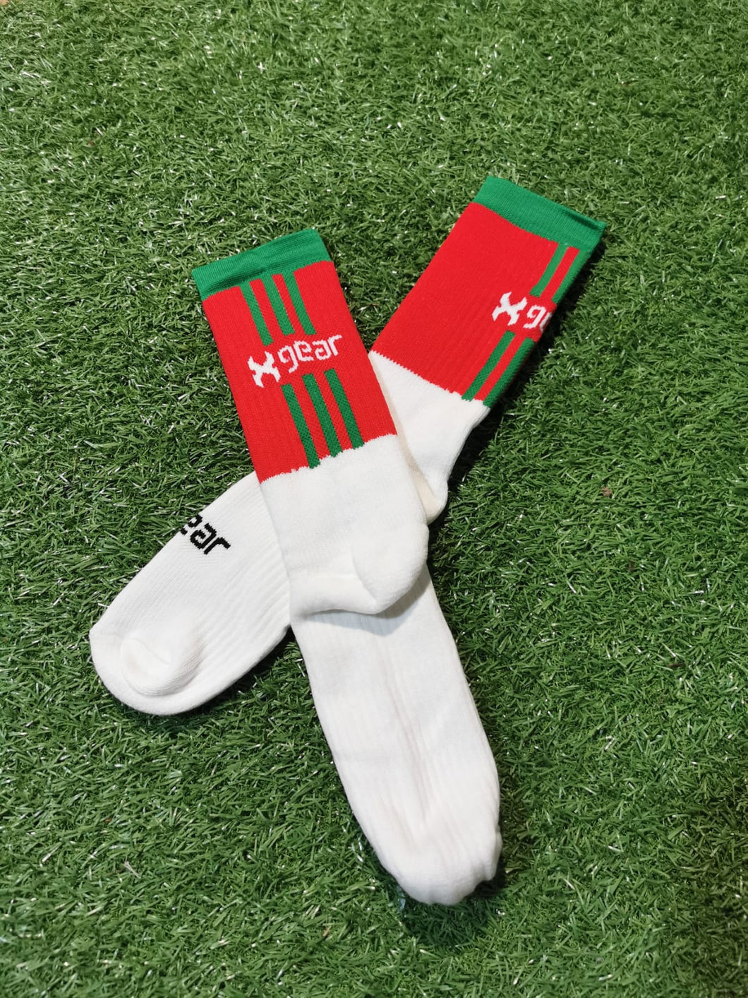 Socks - Red and Green