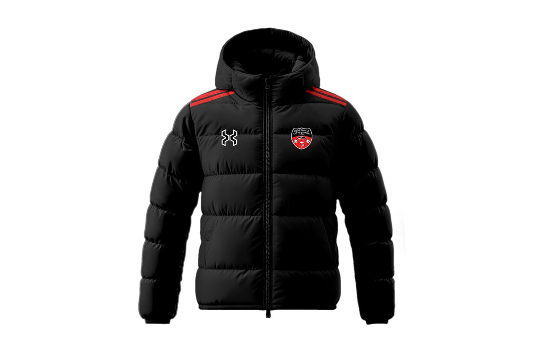 Hooded Puffer - Red Hughs