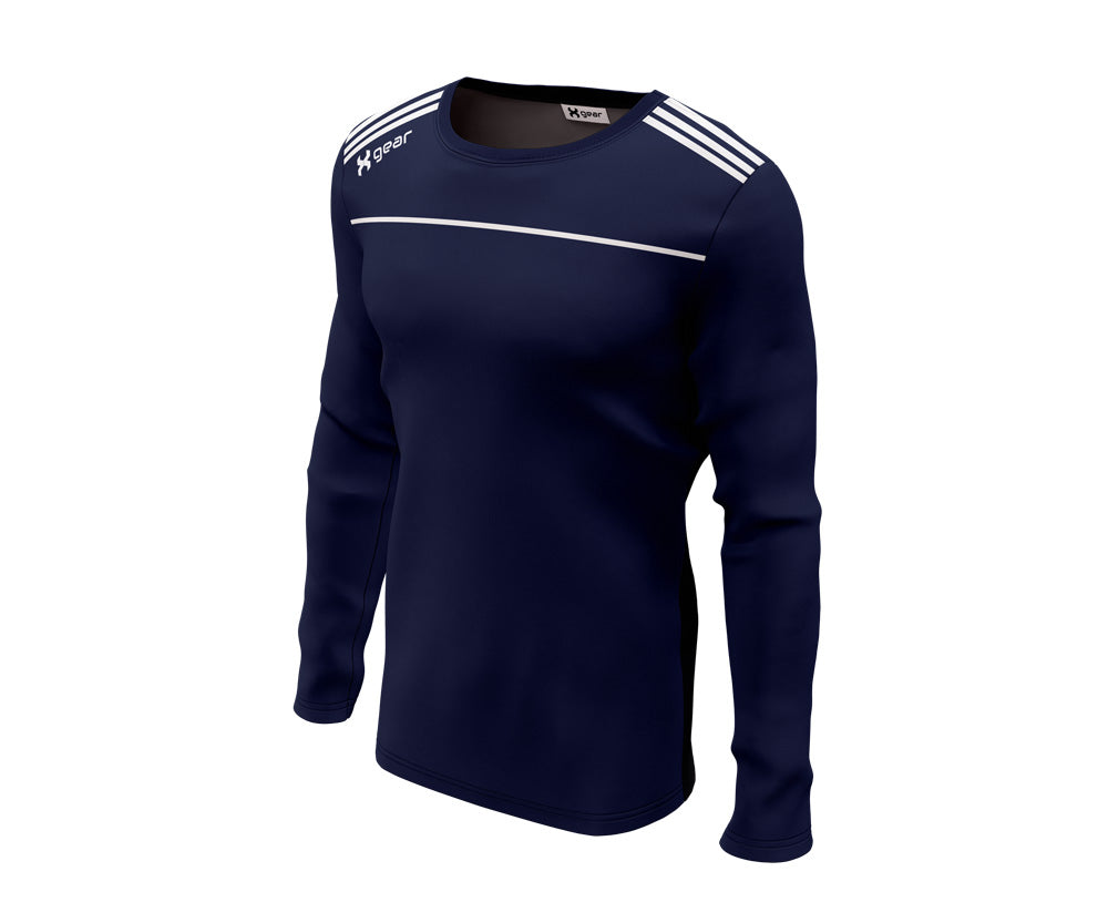 Sweatshirt - Navy with White Trim